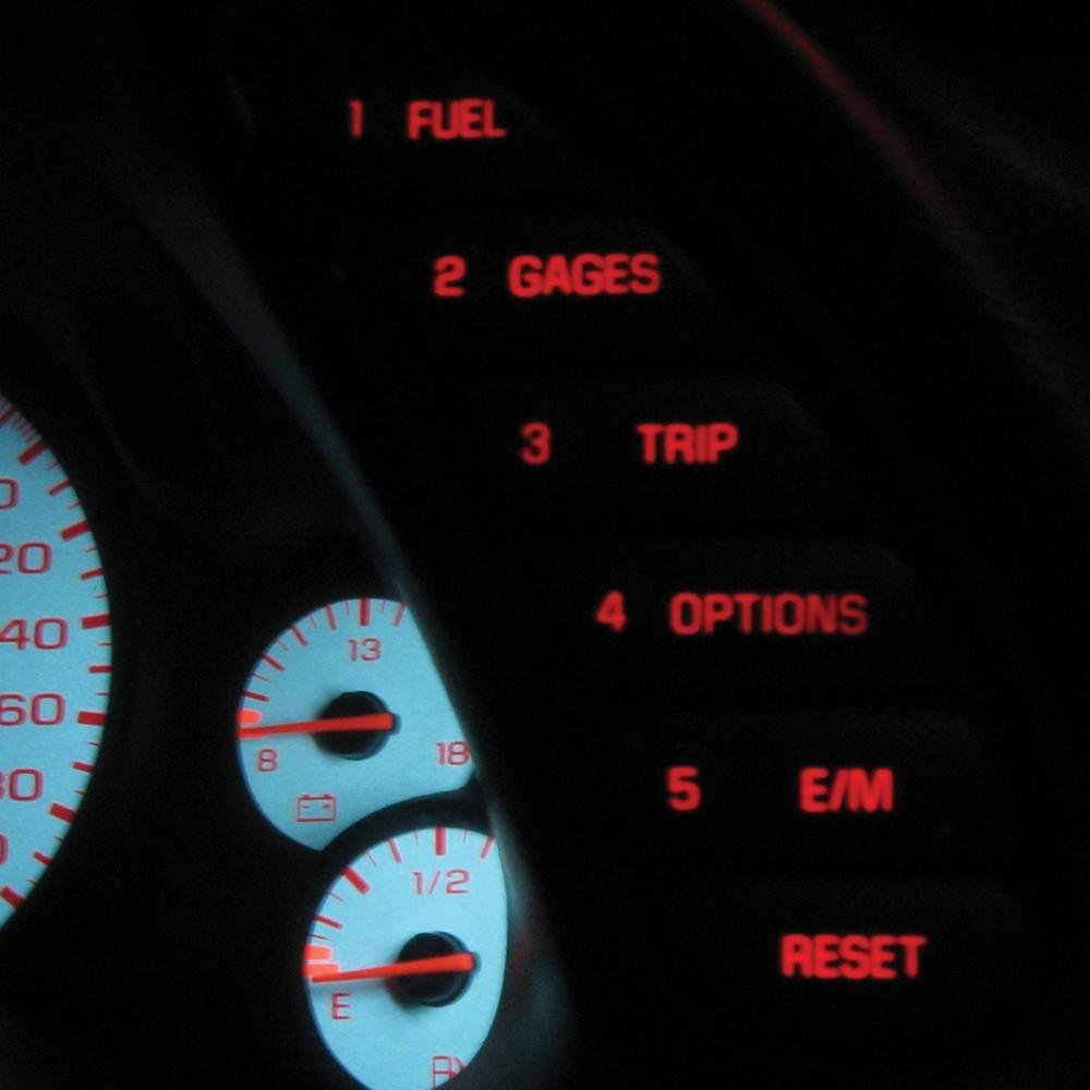 Corvette HUD & DIC LED Instrument Panel Lights : 1997-2004 C5-SR1 Performance