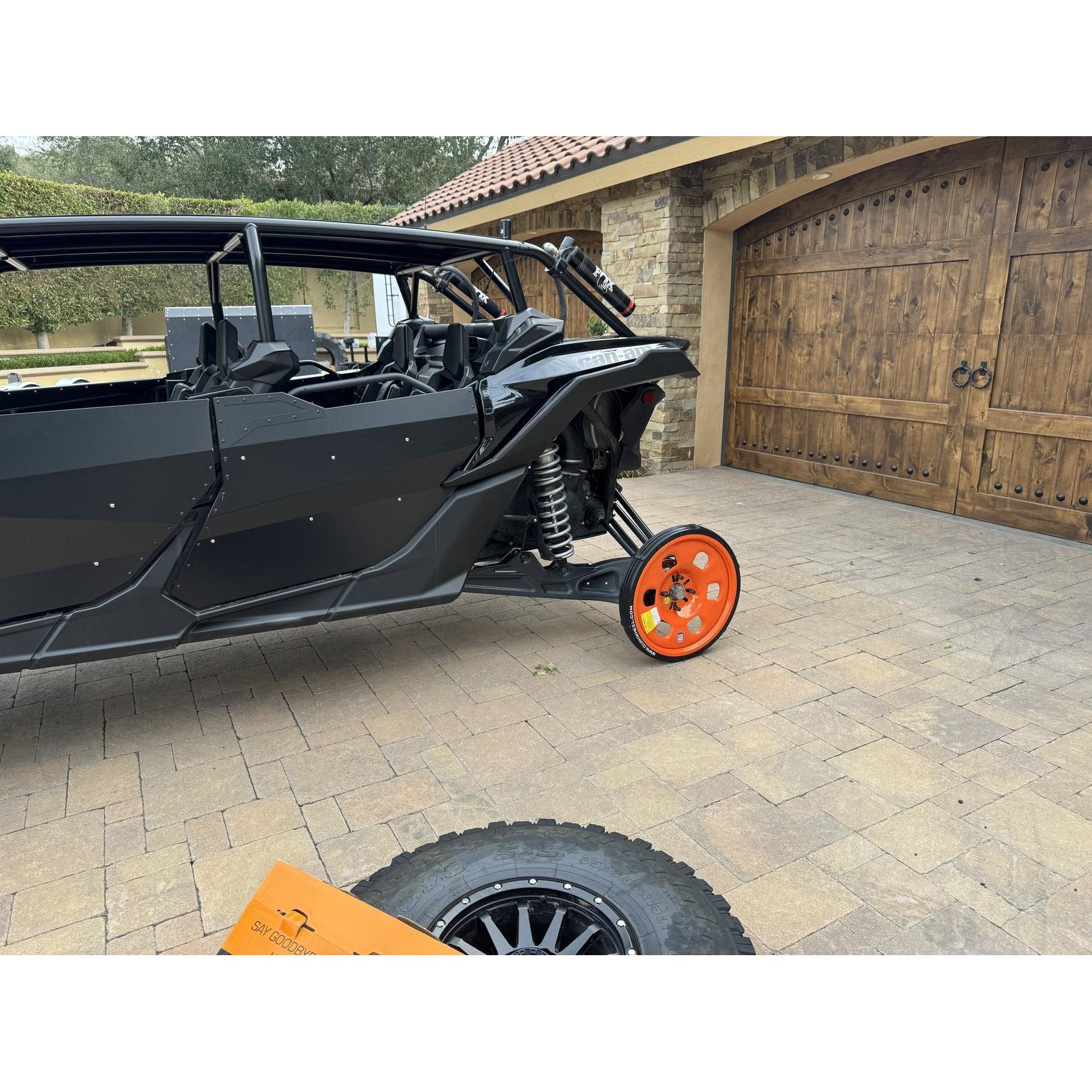 UTV GUNIWHEEL™ 45 Roller Wheel Universal Vehicle Mounting System - 4 or 5 Bolt Pattern for RZR Pro R & CanAm-SR1 Performance