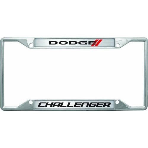 Dodge Challenger License Plate Frame with Stripes-SR1 Performance
