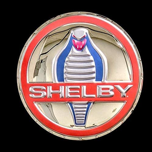 Classic Shelby Cobra Badge Stainless Steel Wall Hanging Sign - 22"-SR1 Performance