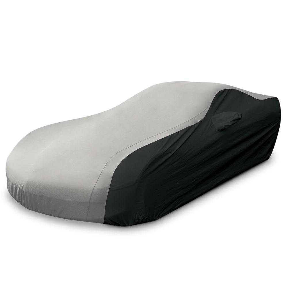 2005-2013 C6 Corvette Ultraguard Plus Car Cover - 300D Indoor/Outdoor Protection - Gray/Black-SR1 Performance