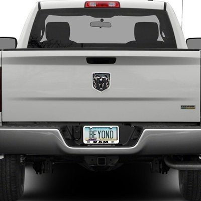 Dodge Ram License Plate Frame - Chrome-SR1 Performance