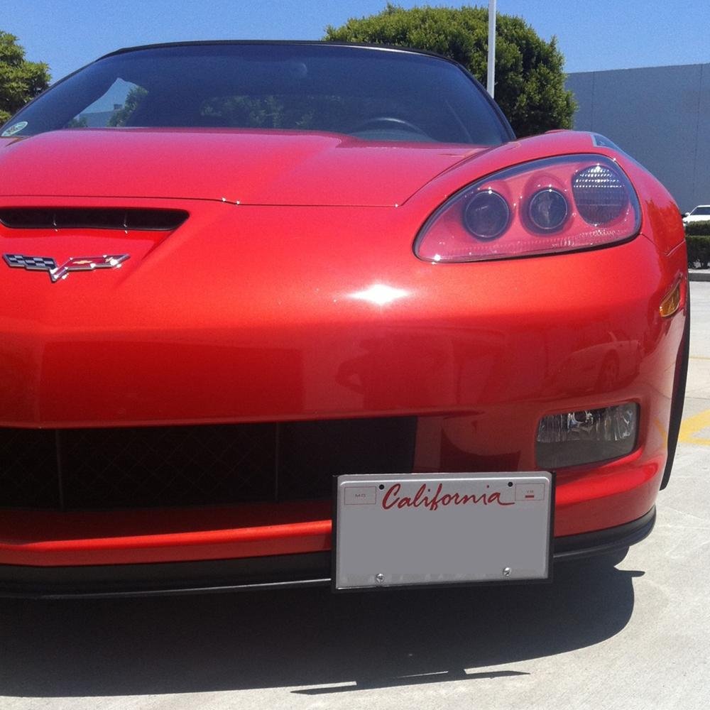 C6 Z06 & Grand Sport Corvette License Plate Holder - Fast On/Off-SR1 Performance