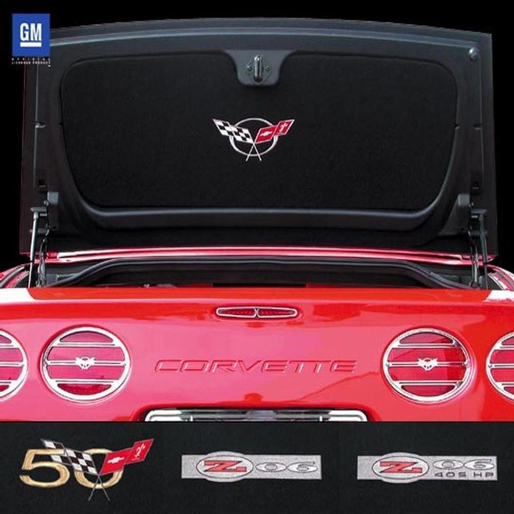 C5 Corvette Trunk Lid Liner Silver Emblem Fits: 98 through 04 FRC ZO6 and Convertible Corvettes-SR1 Performance