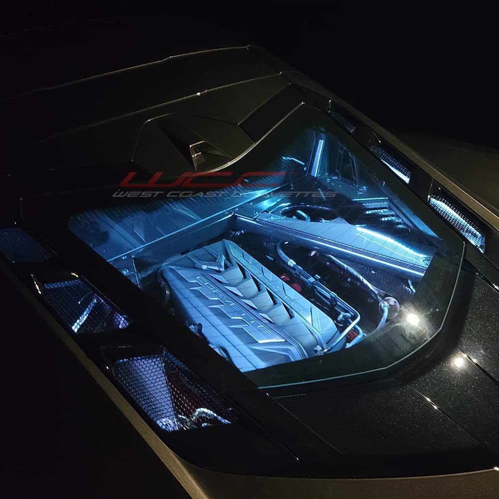 C8 Corvette - Engine Bay LED Lighting Kit - RGB : Stingray, Z51-SR1 Performance