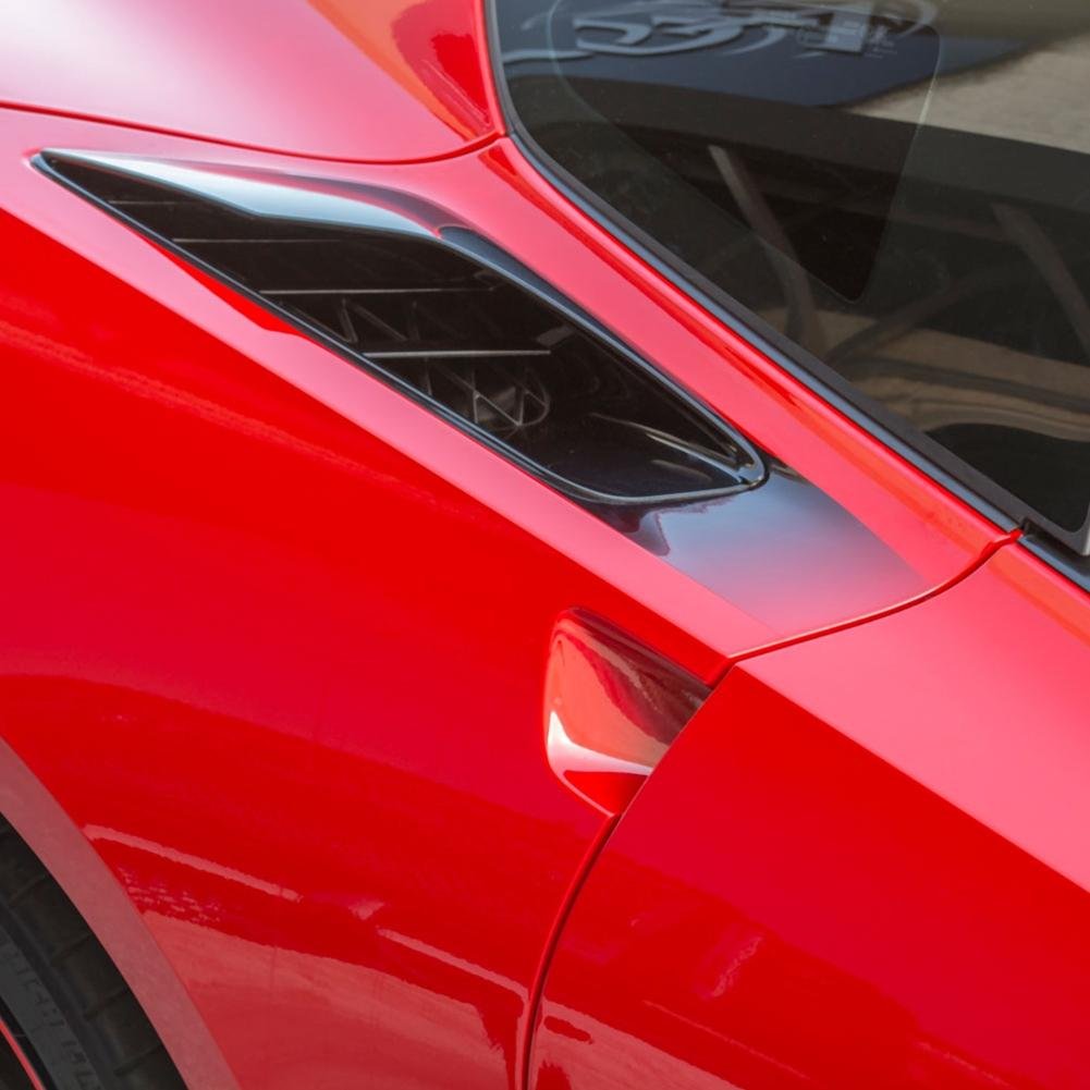 C7 Corvette Stingray - Rear Quarter Vent Sport Fade Graphic 2pc.-SR1 Performance