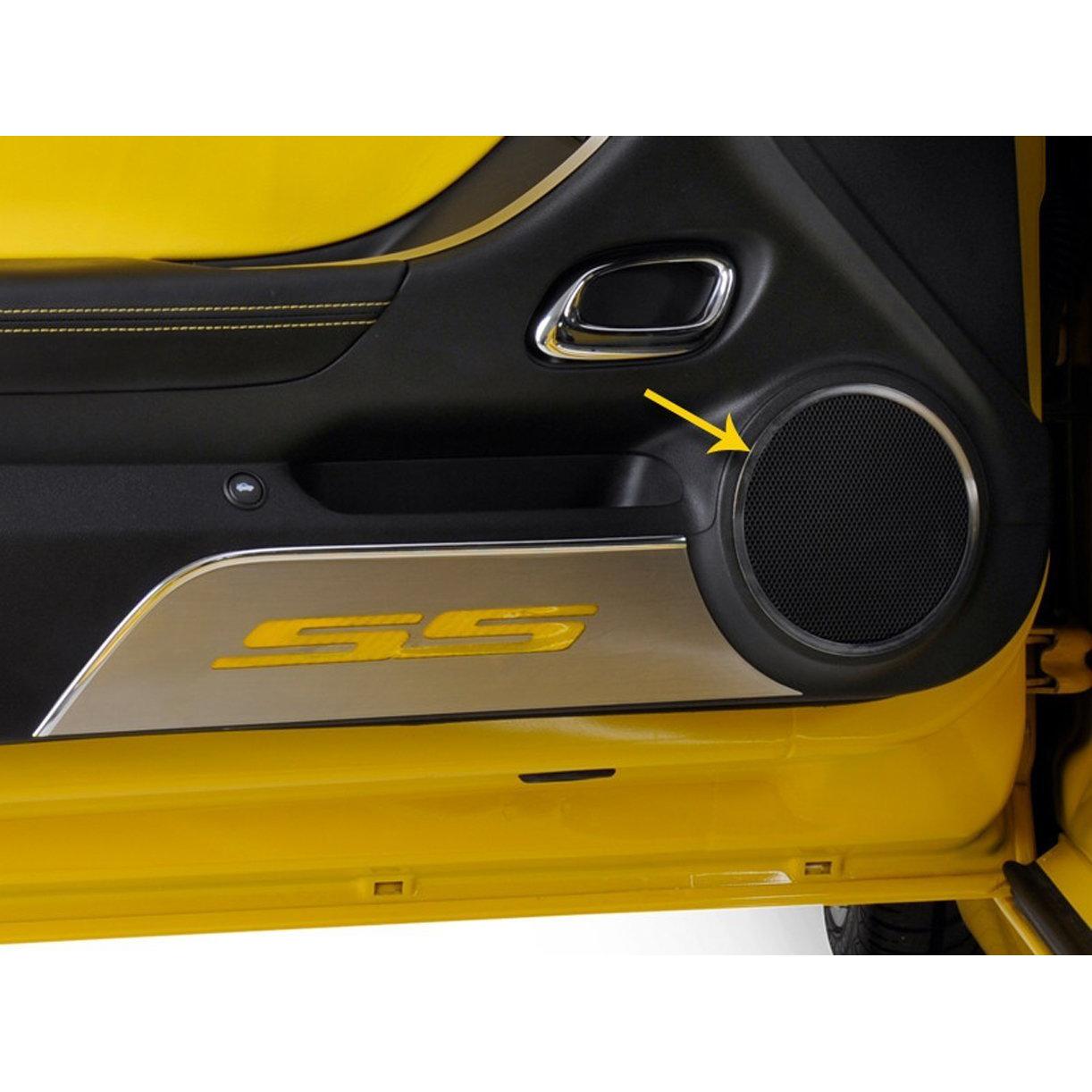 American Car Craft 101015 Polished Front Door Speaker Trim, 2 Piece-SR1 Performance