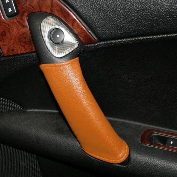 Corvette Door Handle Accent - Leather : C6,Z06,ZR1,Grand Sport-SR1 Performance