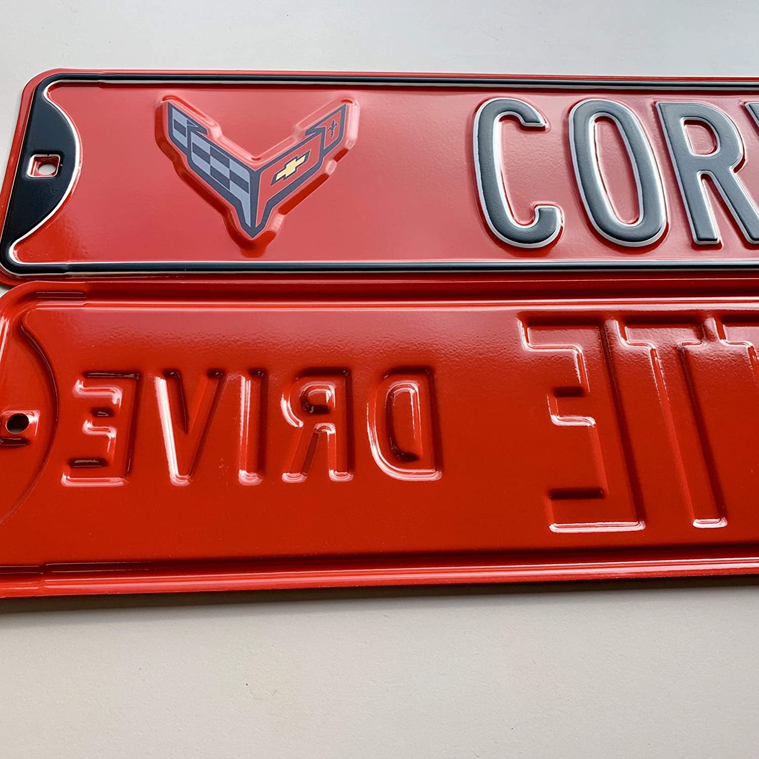 C8 Corvette Drive Metal Road Sign-SR1 Performance