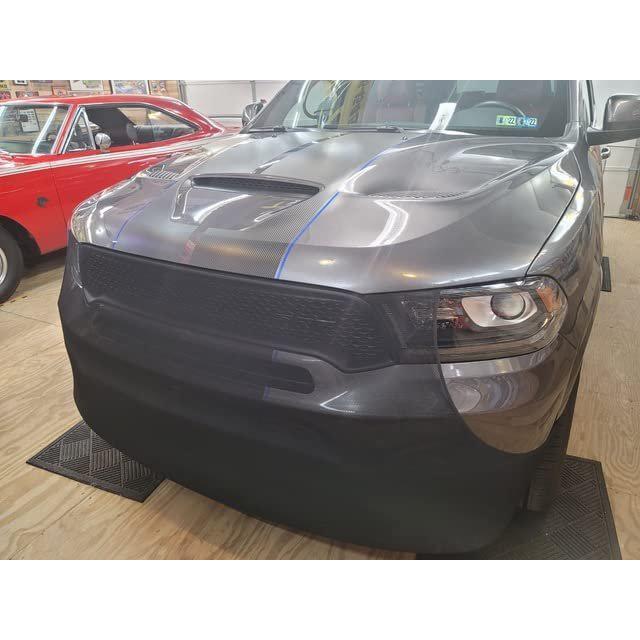 2019-2022 Durango Front Bra/Black - NoviStretch Front Bra High Tech Stretch Mask-SR1 Performance