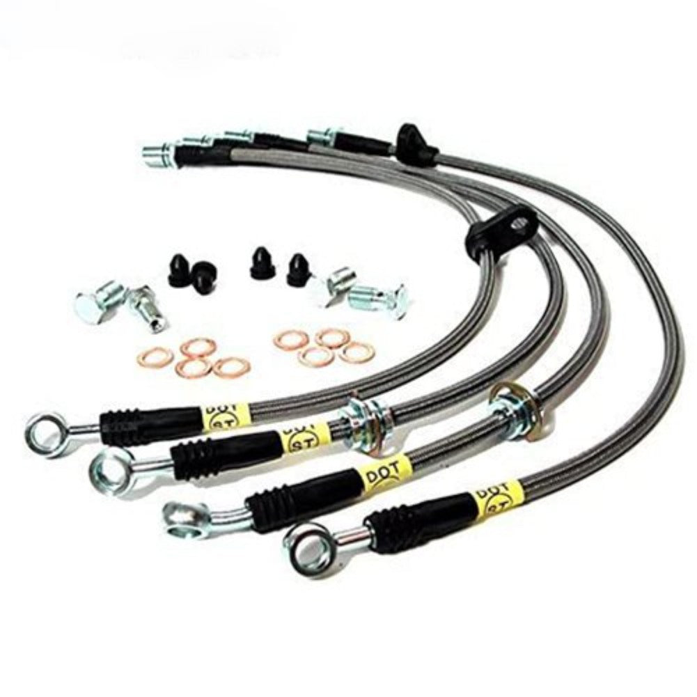 C5 & Z06 Corvette Brake Lines - Stainless Steel (Set)-SR1 Performance