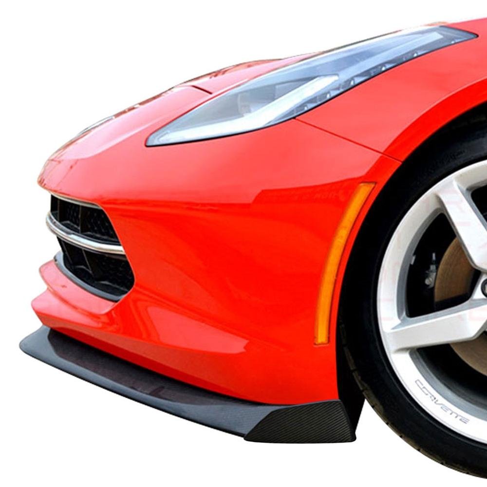 C7 Corvette Stingray GTX Front Splitter - Carbon Fiber-SR1 Performance