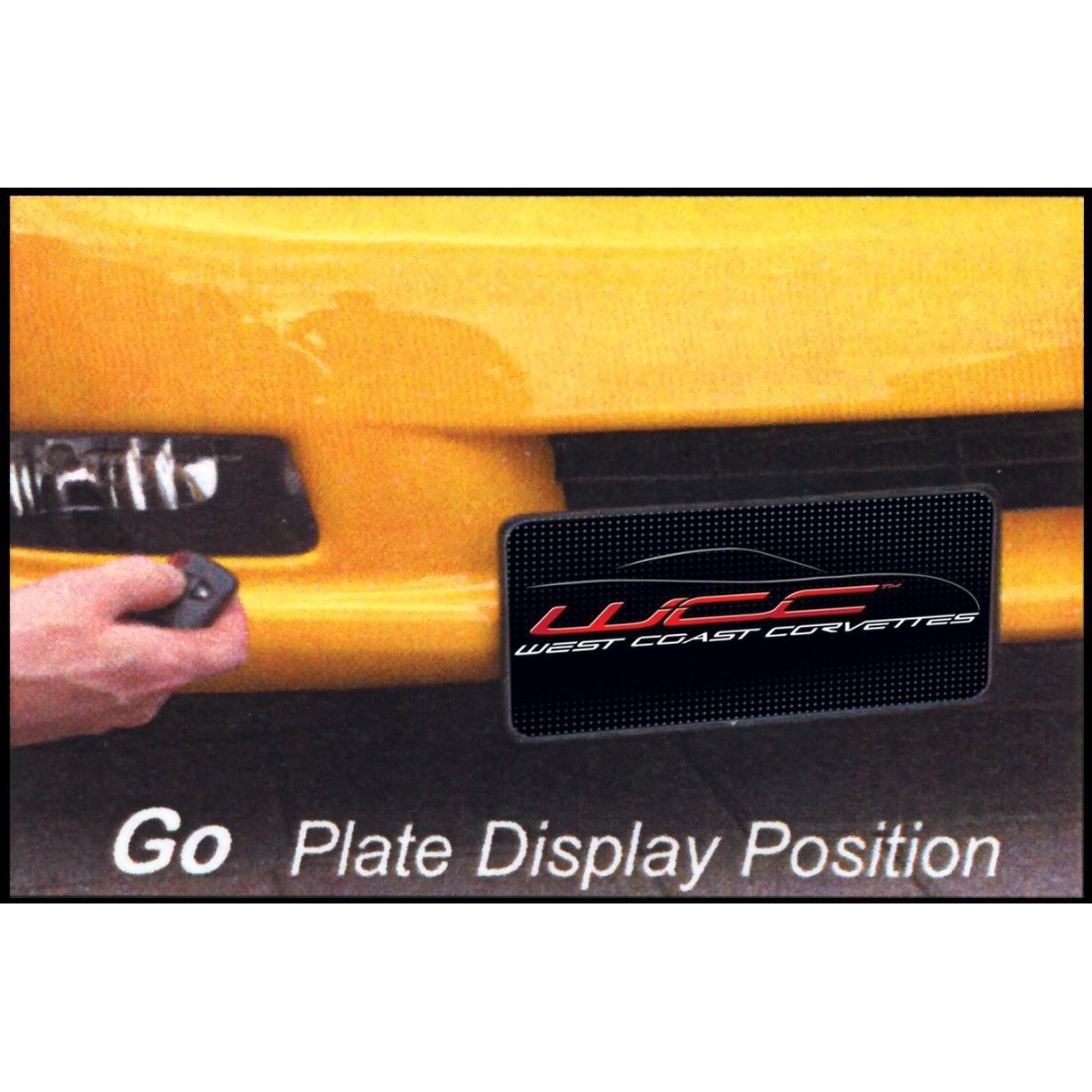 Show N Go Electric Powered License Plate Frame Bracket - Shows & Hides Automatically with Remote Key Fobs-SR1 Performance