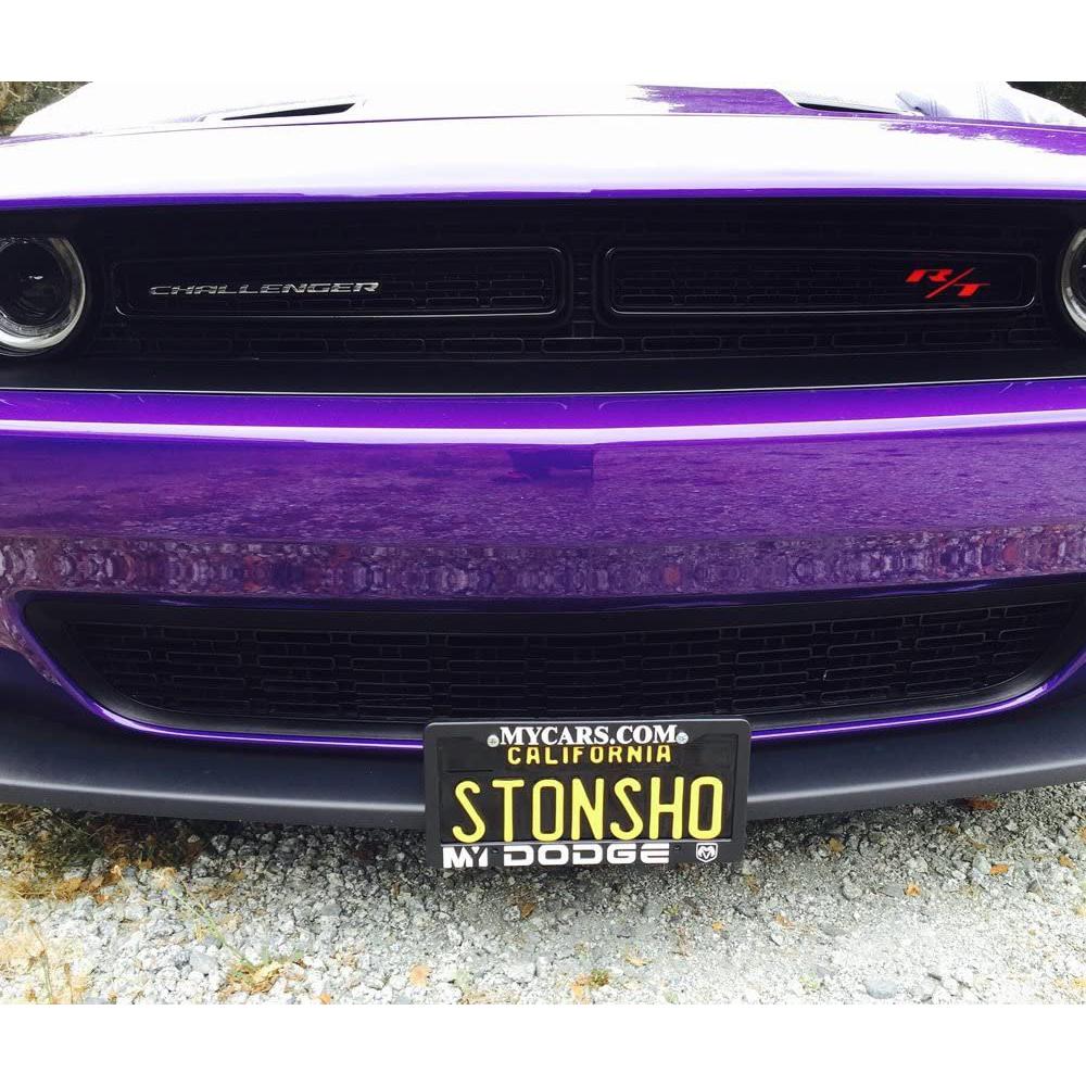 STO N SHO Front License Plate Bracket for 2015-2023 Dodge Challenger SXT, R/T, SRT, Scat Pack Without Adaptive Cruise-SR1 Performance