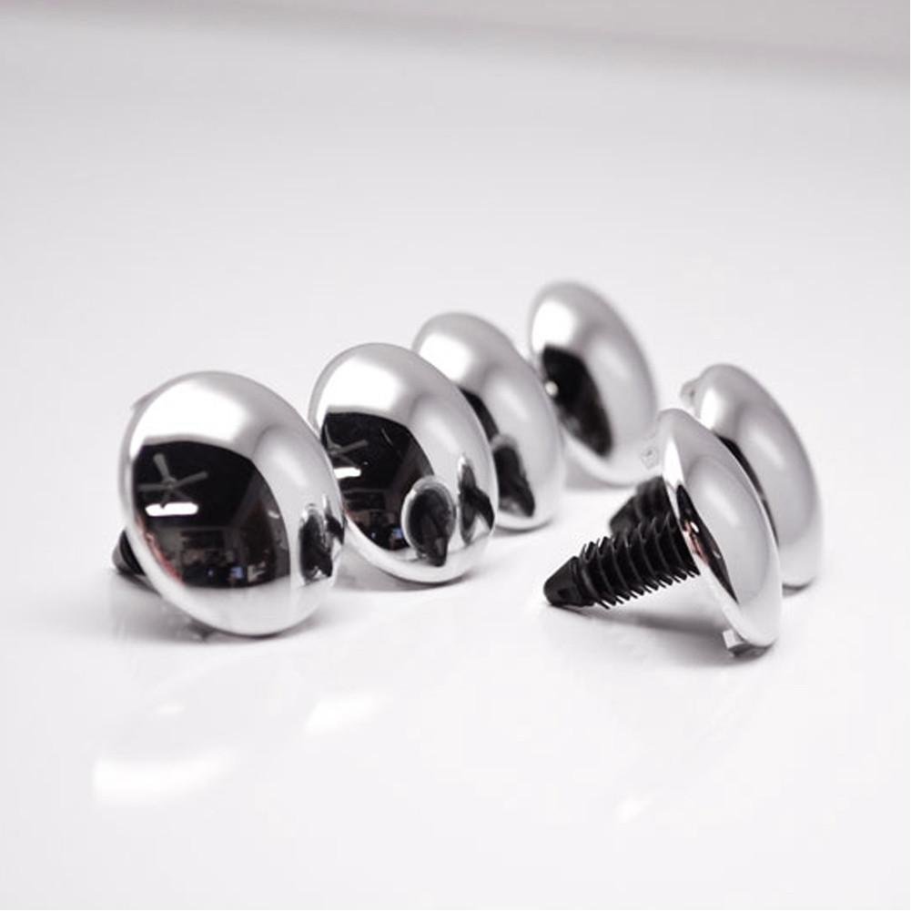 2014 C7 Corvette Stingray Hood Liner Fastener Set 6 Pc. - Chrome-SR1 Performance