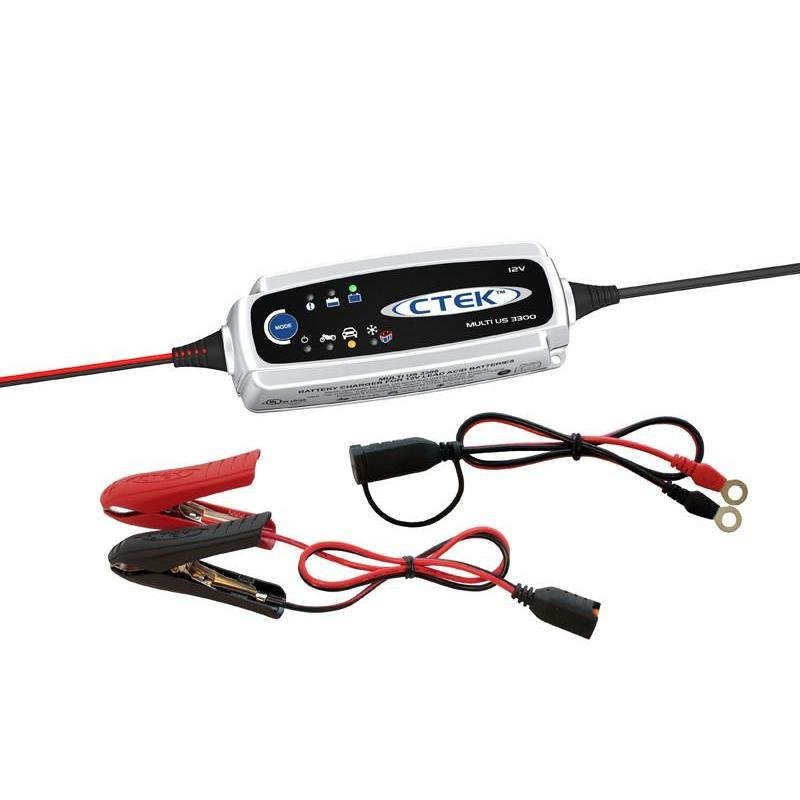 CTEK (56-158) MULTI US 3300 12 Volt Fully Automatic 4 Step Battery Charger-SR1 Performance