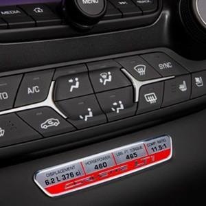 C7 Corvette Stingray Interior Dash Trim Badge - LT1 Performance Logo 455 HP-SR1 Performance