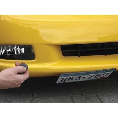 Show N Go Electric Powered License Plate Frame Bracket - Shows & Hides Automatically with Remote Key Fobs-SR1 Performance