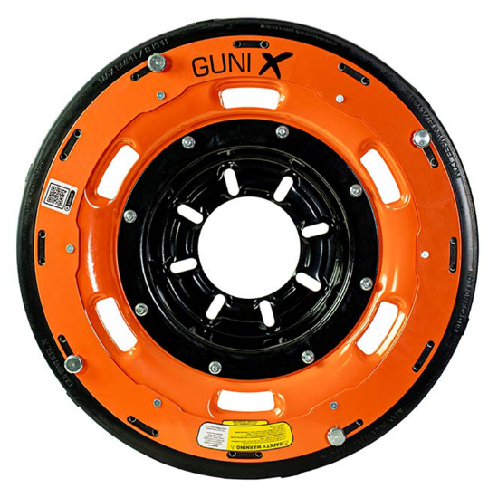 GUNI™ Wheel X Universal Vehicle Mounting System Roller Wheel with Universal Lug Pattern