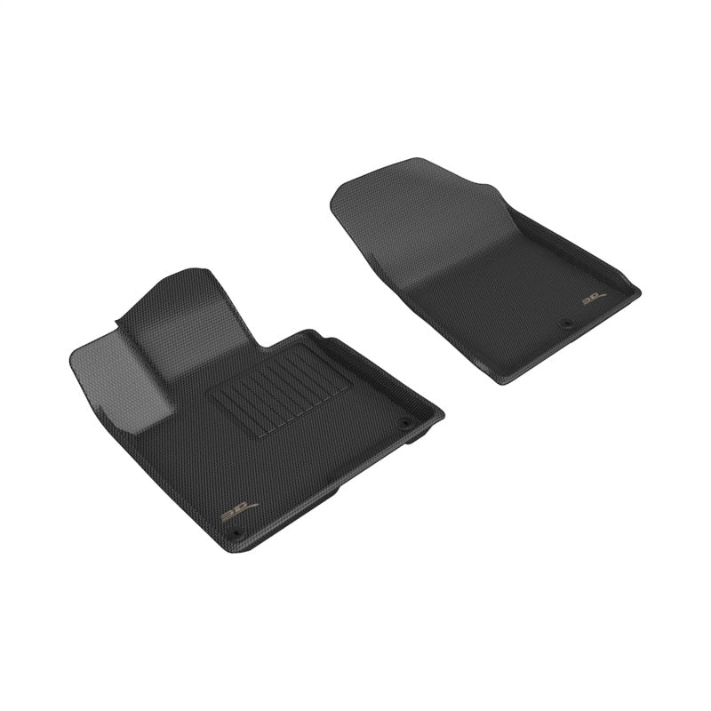 3D MAXpider 2023 Kia Sportage Hybrid Kagu 1st Row Floormat - Black-SR1 Performance
