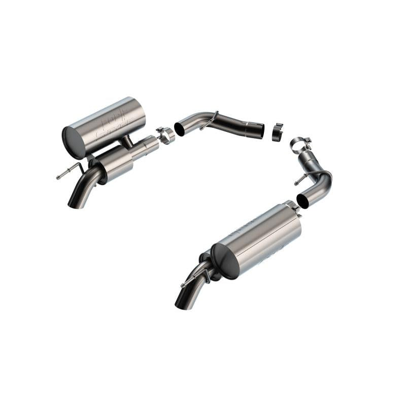 Borla 22-23 Jeep Grand Wagoneer 6.4L V8 2.75in S-TYPE SR Turndown Tip Axleback Exhaust