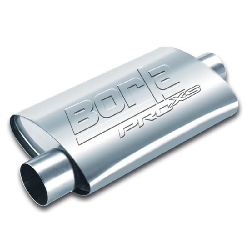 Borla Pro-XS 2in Tubing 14in x 4in x 9.5in Oval Center/Offset Muffler