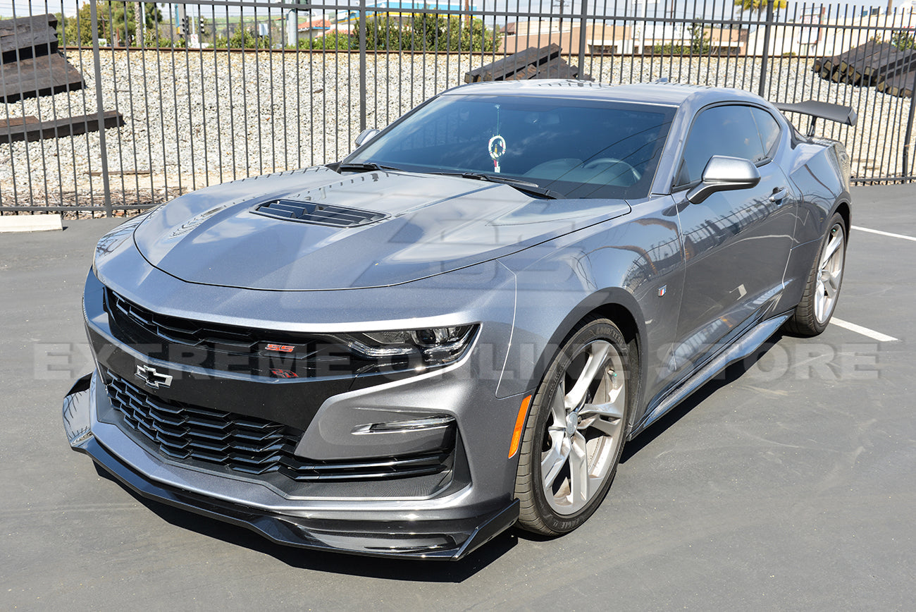 Camaro 2019-Up Camaro RS & SS | ZL1 1LE Style Front Bumper Lip Splitter