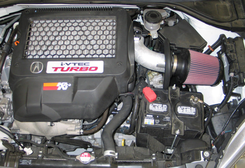 K&N 07-08 Acura RDX L4-2.3L Silver Typhoon Short Ram Intake-SR1 Performance