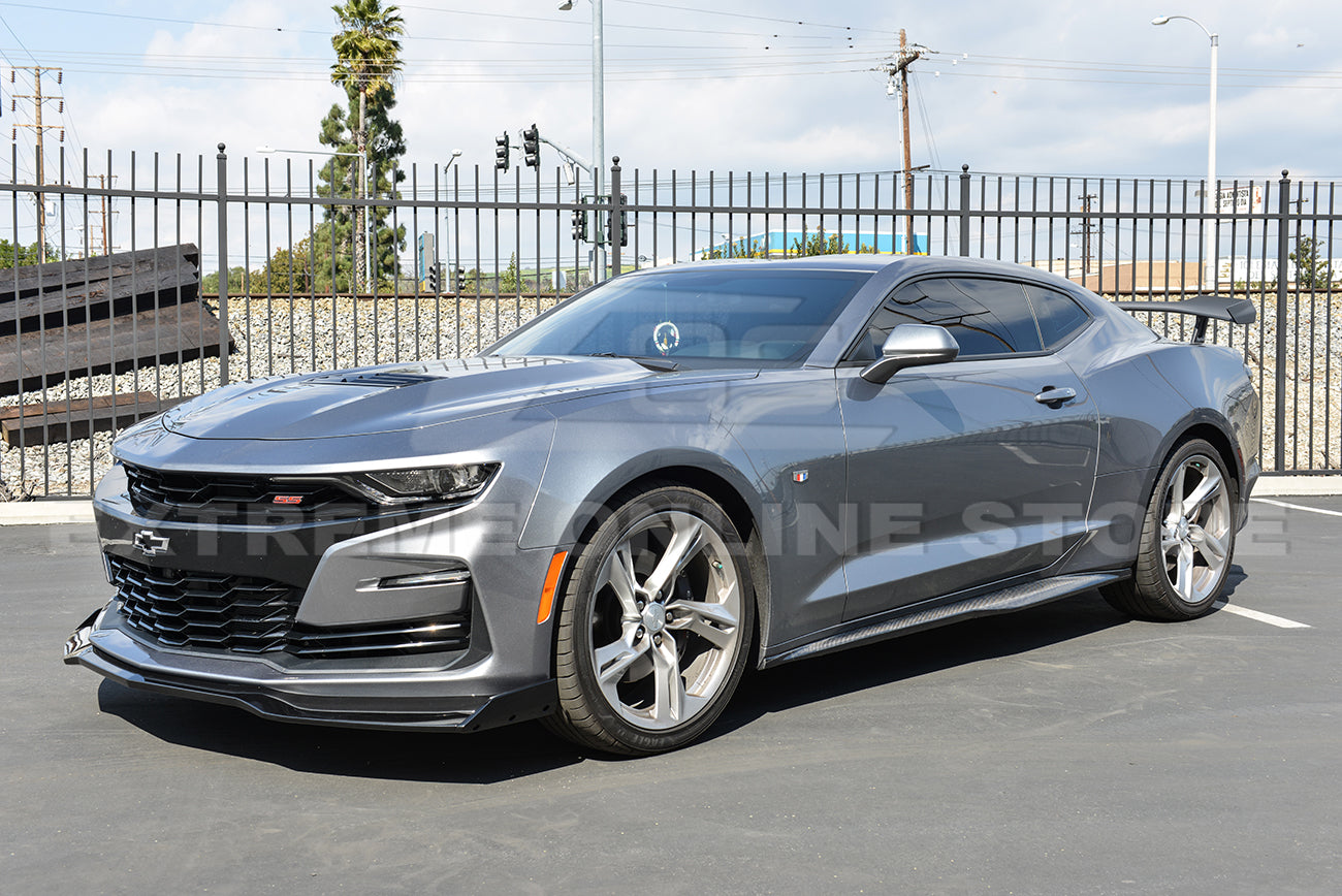 Camaro 2019-Up Camaro RS & SS | ZL1 1LE Style Front Bumper Lip Splitter