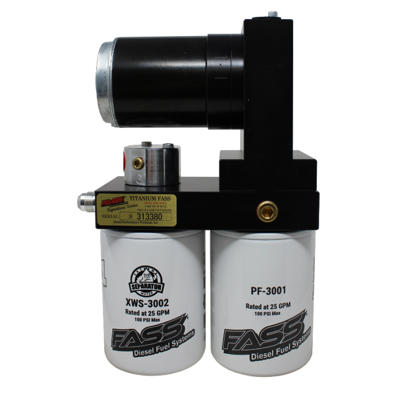 FASS Universal 100gph/16-18psi Titanium Signature Series Fuel Air Separation System TS 100G-SR1 Performance