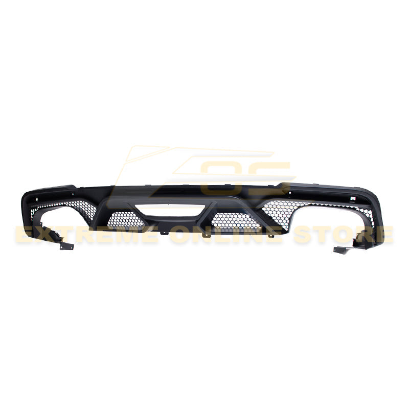 2018-22 Ford Mustang GT500 Rear Bumper Quad Tips Diffuser