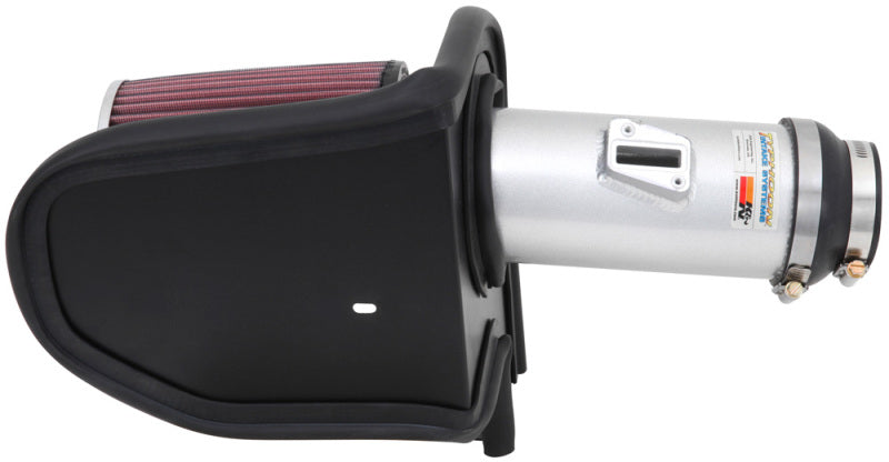 K&N 13-14 Honda Accord 3.5L V6 69 Series Typhoon Air Intake System - Silver Cold Air Intake Kit-SR1 Performance