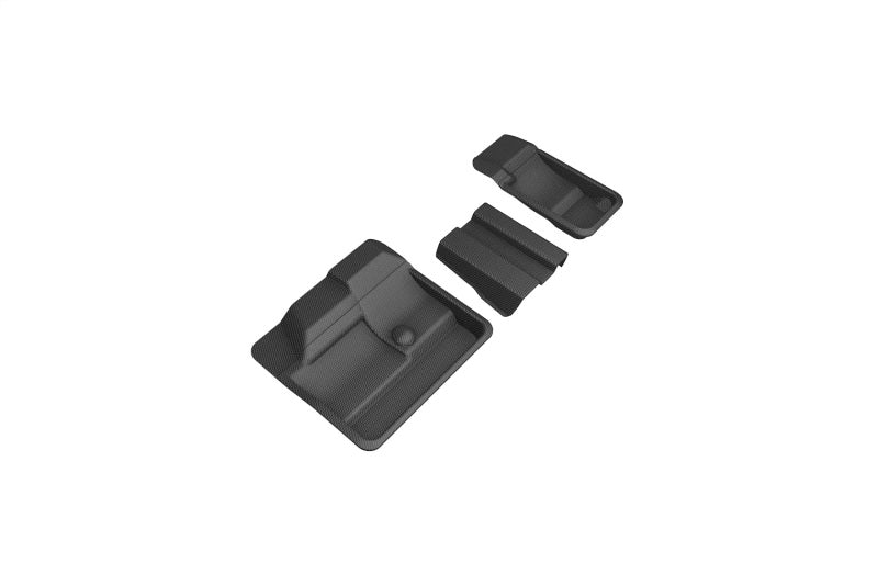 3D MAXpider 17-21 Tesla Model Y Kagu 3rd Row Floormats - Black-SR1 Performance
