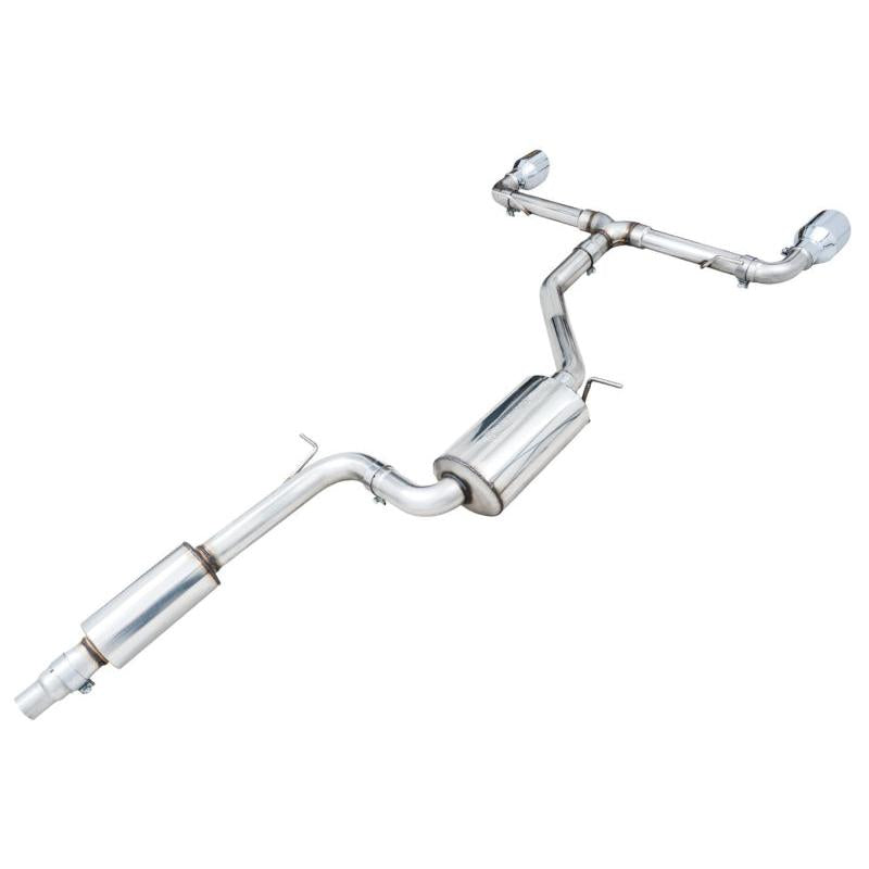 AWE 2022 VW GTI MK8 Touring Edition Exhaust - Chrome Silver Tips