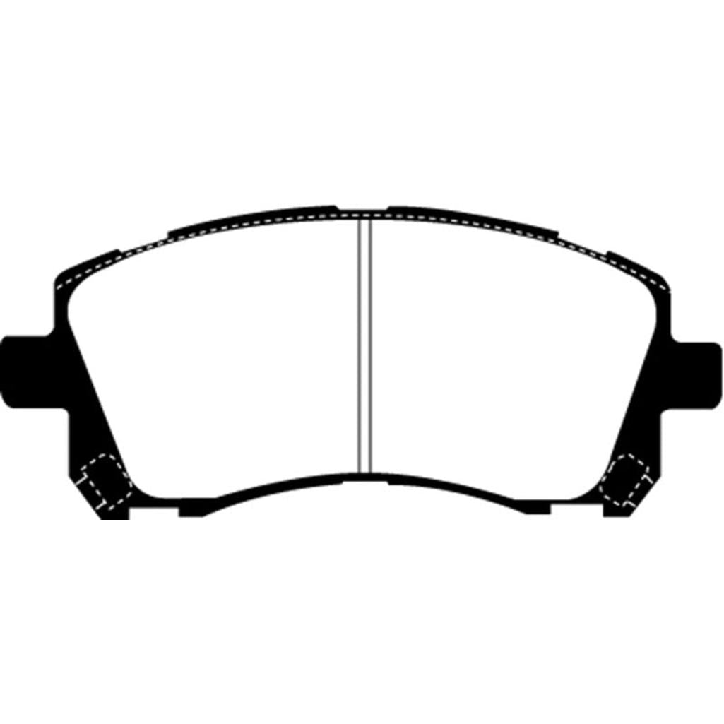 EBC Yellowstuff Front Brake Pads for Subaru Impreza & Legacy – High-Performance Street and Track Use