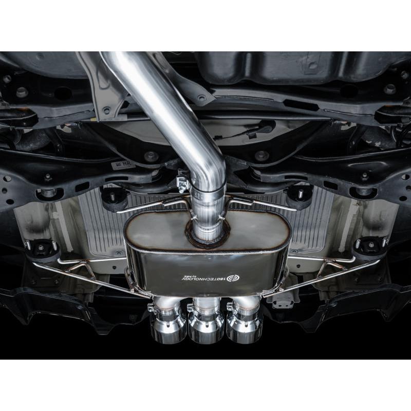 AWE Tuning 2024 Acura Integra Type S DE5 FWD Touring Edition Exhaust w/ Triple Chrome Silver Tips