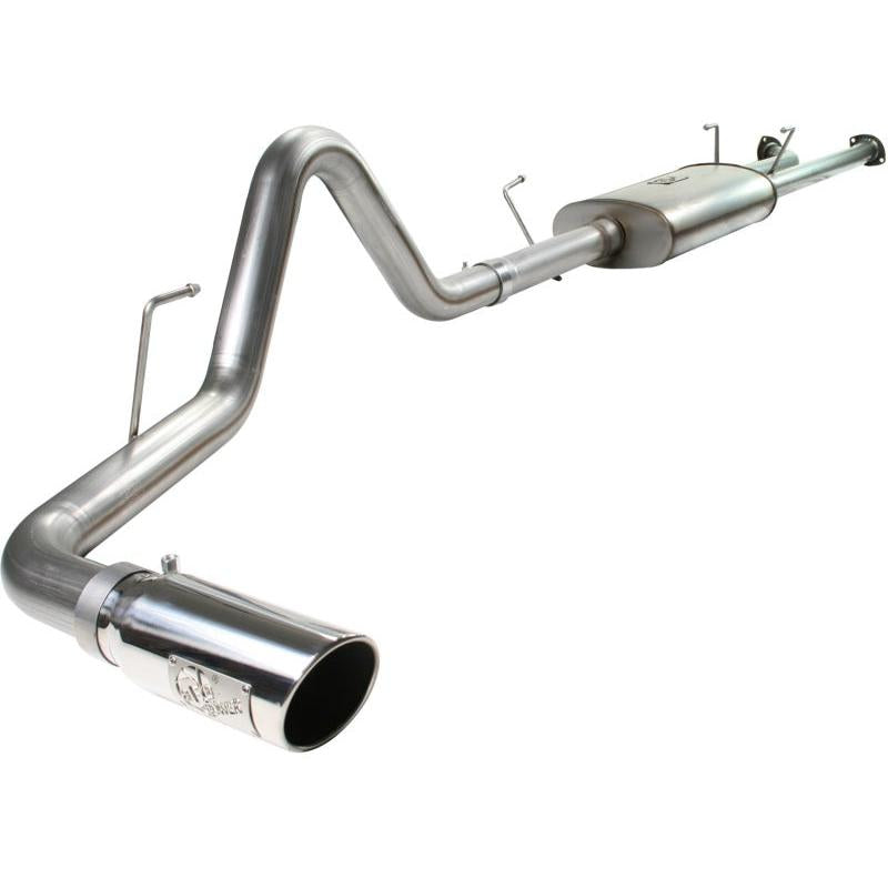aFe MACHForce XP Exhaust Cat-Back SS-409 07-09 Toyota Tundra V8-5.7L w/ Polished Tip-SR1 Performance