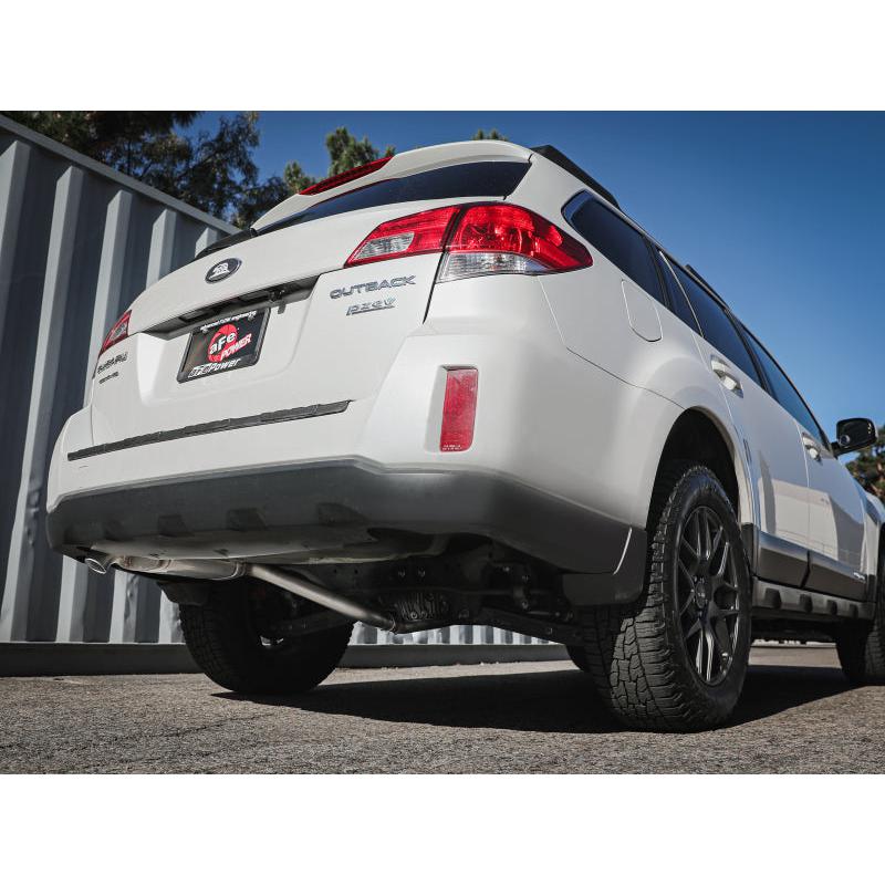 aFe POWER Takeda 2.25 to 2.5in 304SS Cat-Back Exhaust 10-14 Subaru Outback H4-2.5L-SR1 Performance
