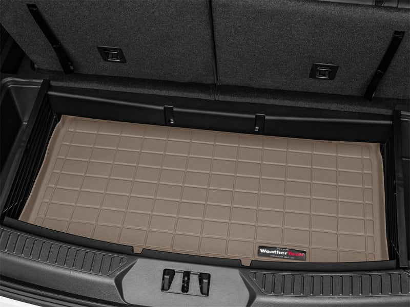 WeatherTech 2020+ Ford Explorer Tan Cargo Liner Part 411306 – Complete Trunk Protection with Raised Lip and Textured Finish
