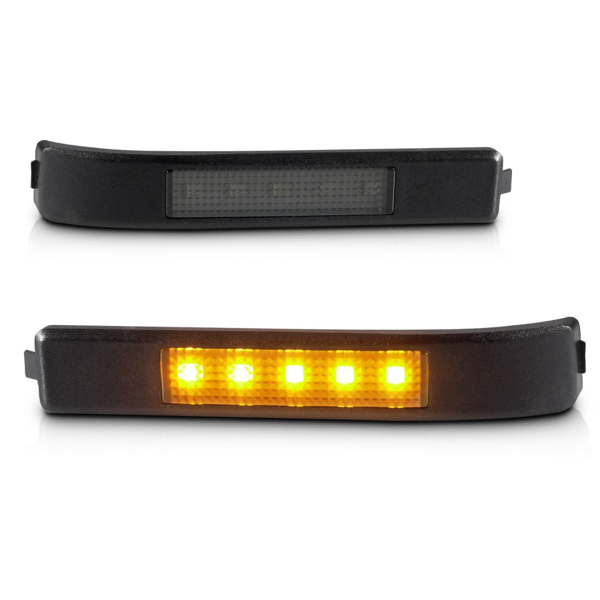 FORD F-150 09-14 LED AMBER MIRROR LIGHT SMOKE LENS (2PC)