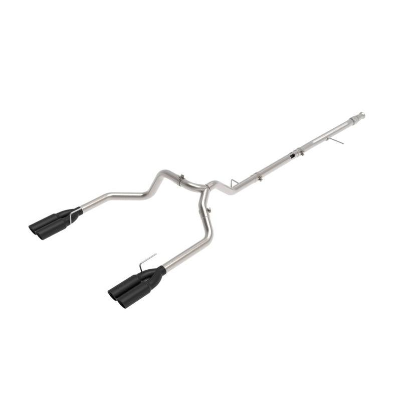 aFe Vulcan Series 3in 304SS DPF-Back 20-21 GM Trucks L6-3.0L (td) LM2 - Dual Black Tip-SR1 Performance