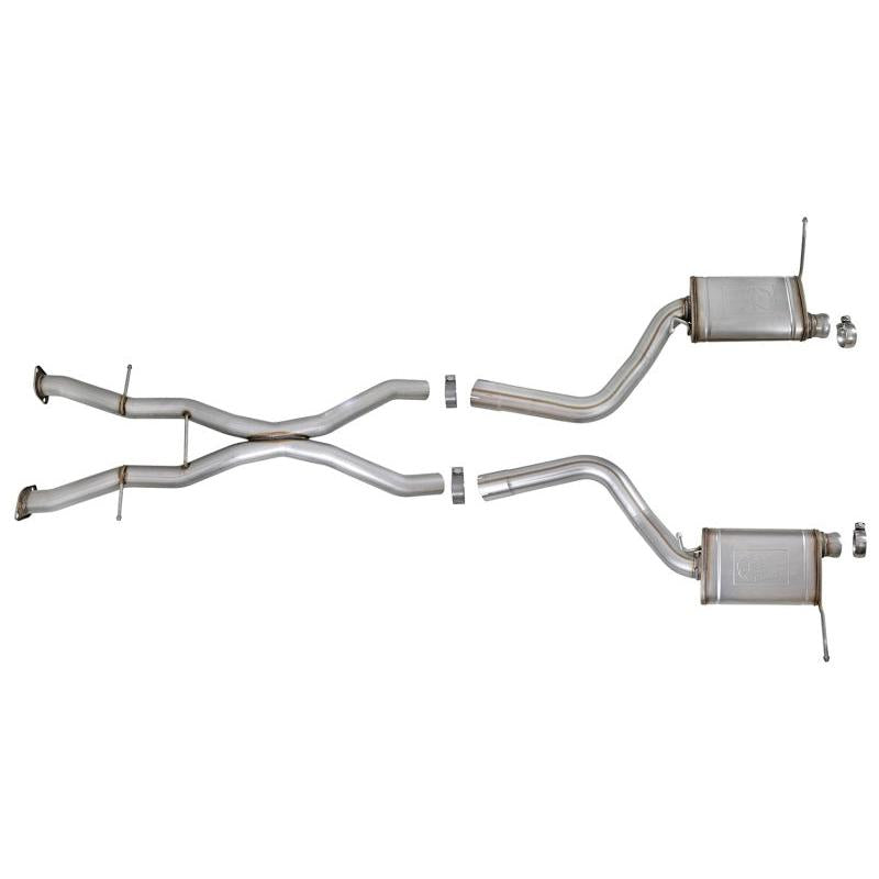 aFe MACHForce XP Cat-Back Exhaust Stainless No Tips 12-15 Jeep Grand Cherokee SRT/SRT-8 V8 Hemi 6.4L-SR1 Performance