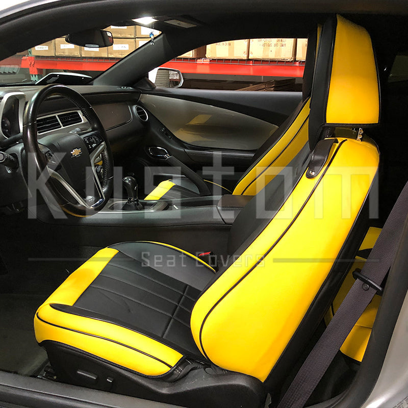 5th Gen Camaro Convertible Custom Leather Seat Covers