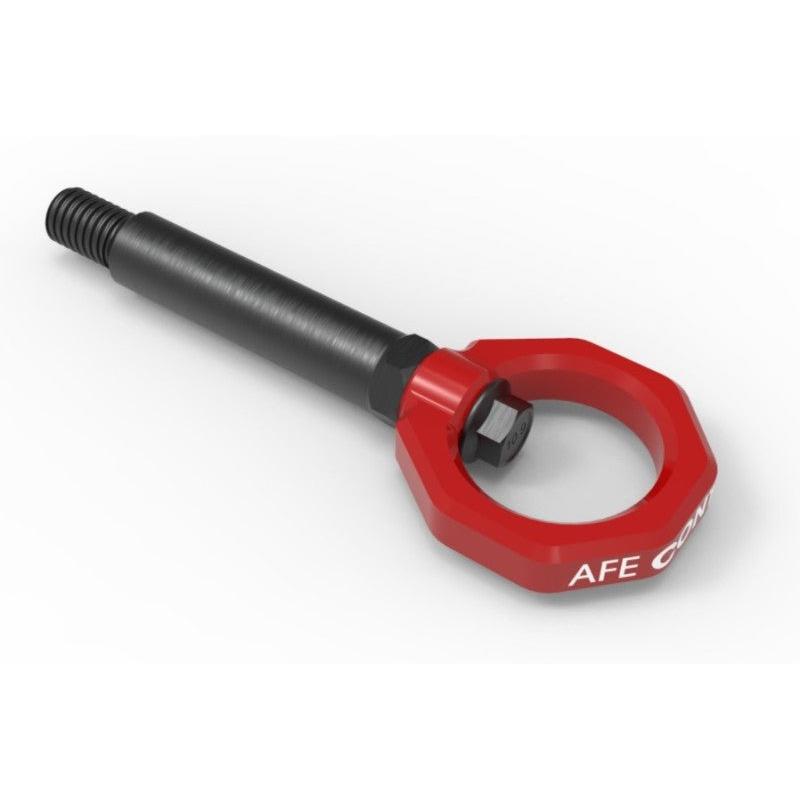 aFe Control Rear Tow Hook Red BMW F-Chassis 2/3/4/M-SR1 Performance