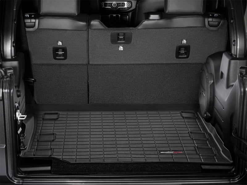 WeatherTech 2018+ Jeep Wrangler Unlimited Cargo Liner - Black | Complete Trunk Protection with Raised Lip