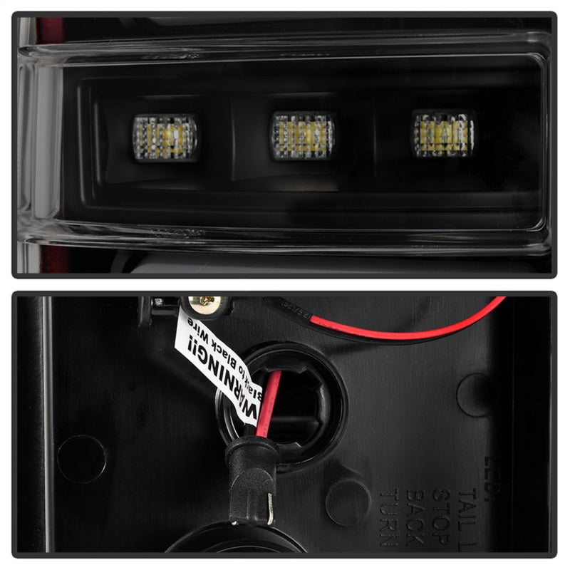 Spyder 16-17 Toyota Tacoma LED Tail Lights - Black Smoke (ALT-YD-TT16-LED-BSM)-SR1 Performance