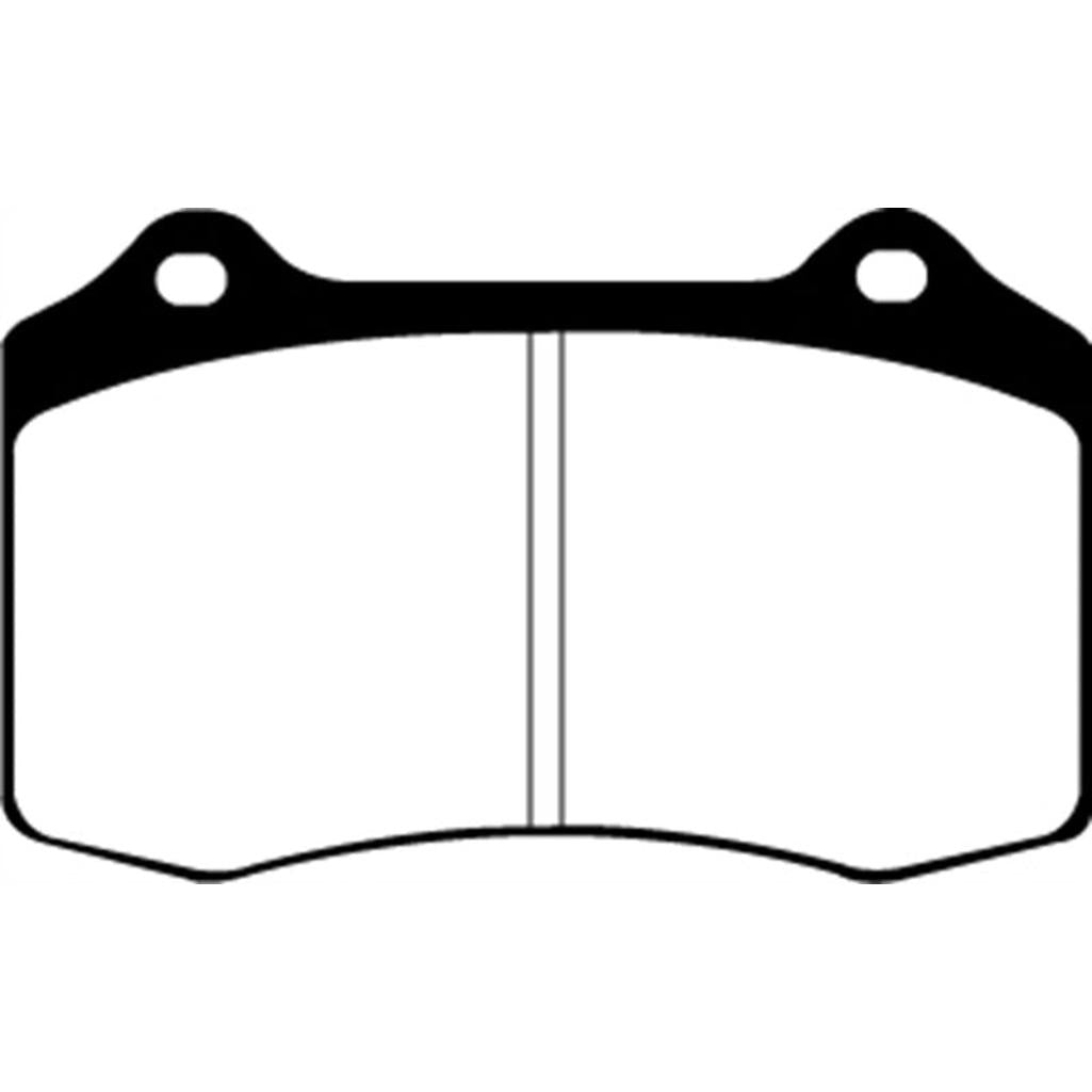 EBC Redstuff Ceramic Low Dust Front Brake Pads for Dodge Viper and More - Part DP31031C