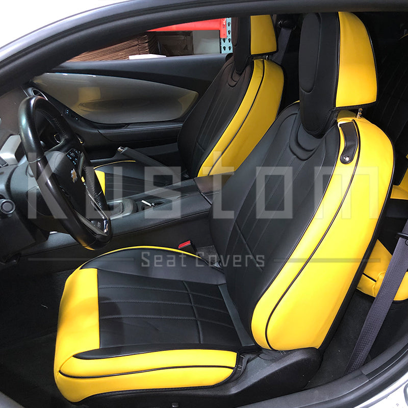 5th Gen Camaro Convertible Custom Leather Seat Covers