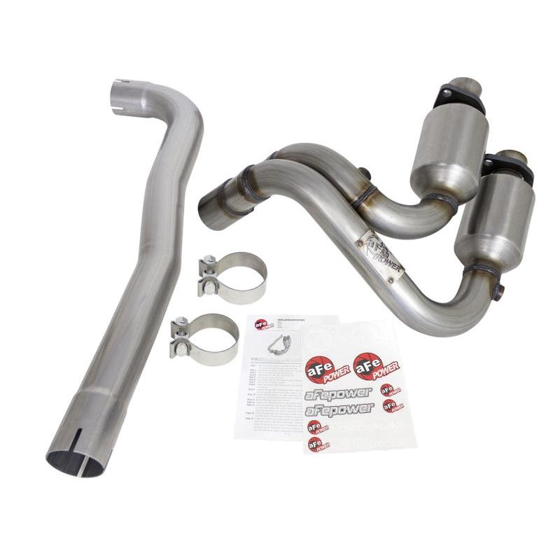 aFe Power Direct Fit Catalytic Converter Replacements Front 04-06 Jeep Wrangler (TJ/LJ) I6-4.0L-SR1 Performance