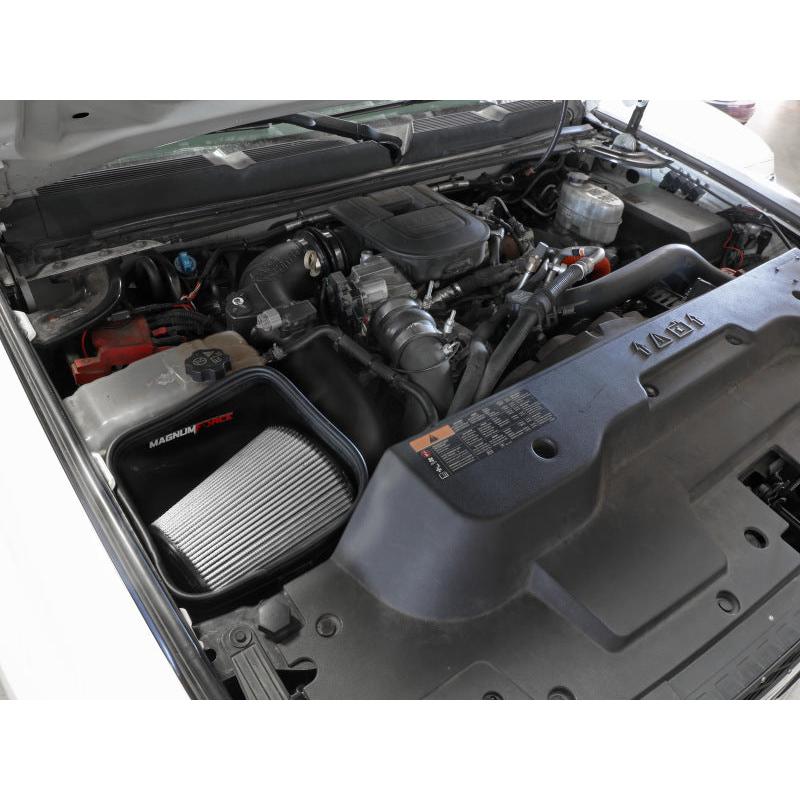 aFe 11-16 GM Silverado / Sierra 2500/3500HD (6.6L V8) MagnumFORCE Intake Stage-2 Pro DRY S-SR1 Performance